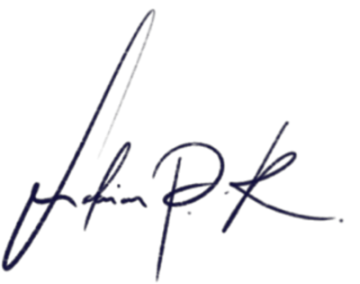 Firma de Fabián Posligua
